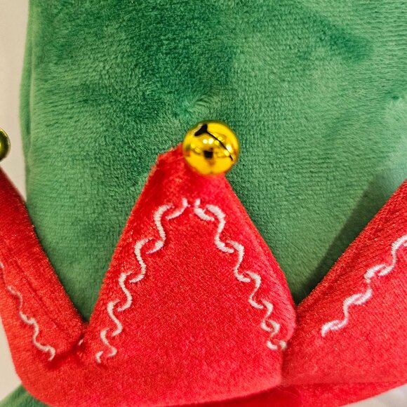 Set Of Two Merry and Bright Holiday Elf Pet Hats Large/Extra Large Sizes - Picture 5 of 9